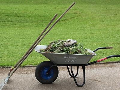 Graskanten afsteken Graskanten afsteken