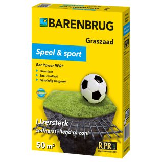 Barenbrug Bar Power RPR graszaad 1 kg | Hendriks Graszoden